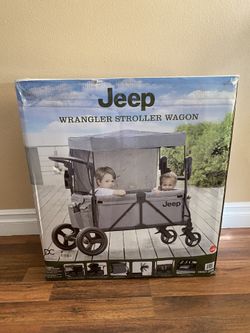 JEEP WRANGLER STROLLER AND WAGON BRAND NEW WITH CAR SEAT ADAPTER 🎁🎁