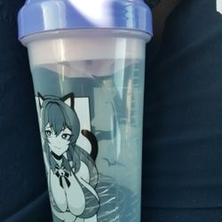 Gamer Supps Neko Maid Waifu Shaker Cup Tumbler