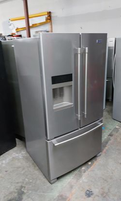 BrandName 3-Door Refrigerator Stainless Steel FrenchDoor