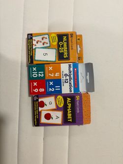 Kids Flash Cards Set of 3