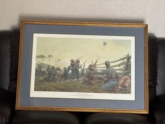Artist - Tom Lovell Title - America's One-Man Air Force *MINT* 36 x 24 1975