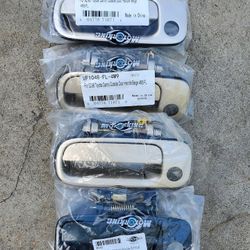 BRAND NEW MotorKing Toyota Camry Outside Door Handle FL (3 beige for '92-'96 & 1 green for '97-'01)