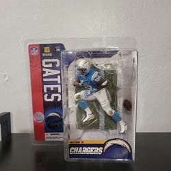 Antonio Gates McFarlane Series 14 NFL Chargers Blue Jersey Action Figure