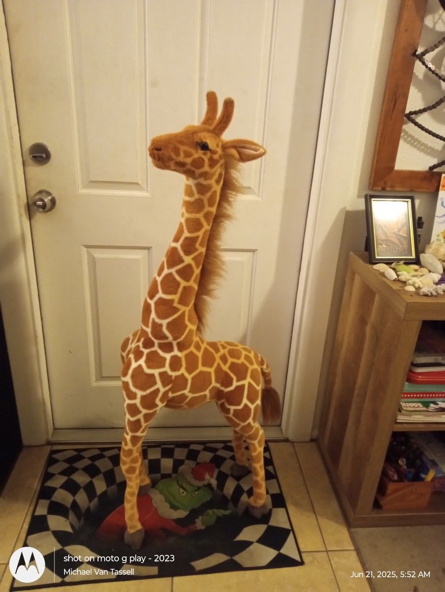 Stuffed giraffe