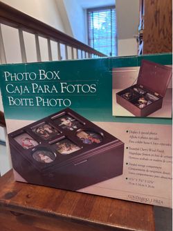 Photo Display Box with Storage