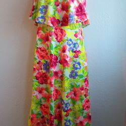 Girls Size 12 Pink Crush Summer Dress 