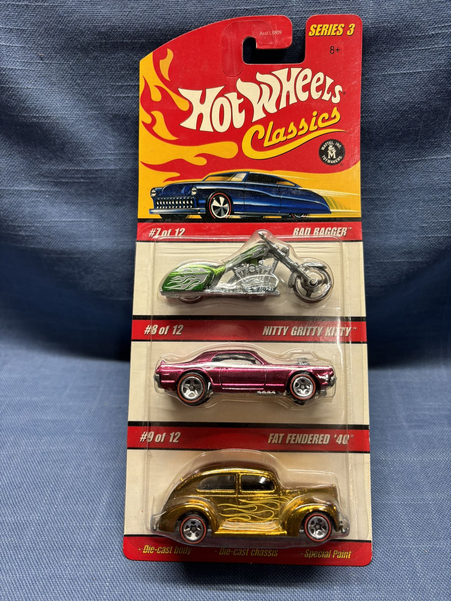 Hot Wheels “Classics” (2007) 3-Pack - New in Blister Pack! 