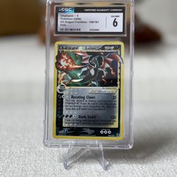 Gold Star Charizard #100 Holo 2006 Ex Dragon Frontiers CGC 6 EX-NM
