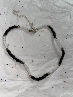 Black And White Necklace