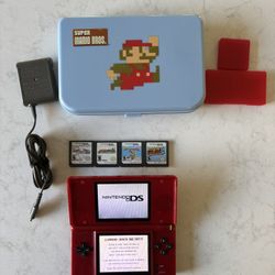Rare Nintendo DS Lite Mario Edition Bundle