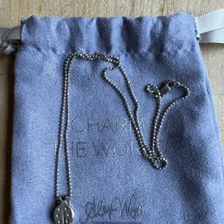 Designer Alex Woo Sterling Silver Ladybug Necklace 