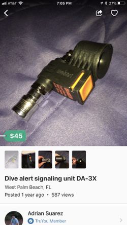 Dive alert signaling unit DA-3X