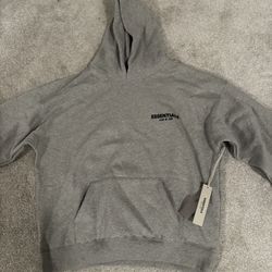 Essentials Men's Hoodie Size L Dark Oatmeal
