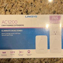 LINKSYS AC1200 2-Wi-Fi Range Extenders