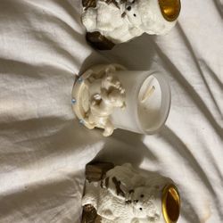 Porcelain Candle Holders