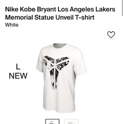 Nike Kobe Bryant Lakers Tshirt Large New