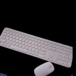 Pink Wireless Bluetooth And Mouse Used