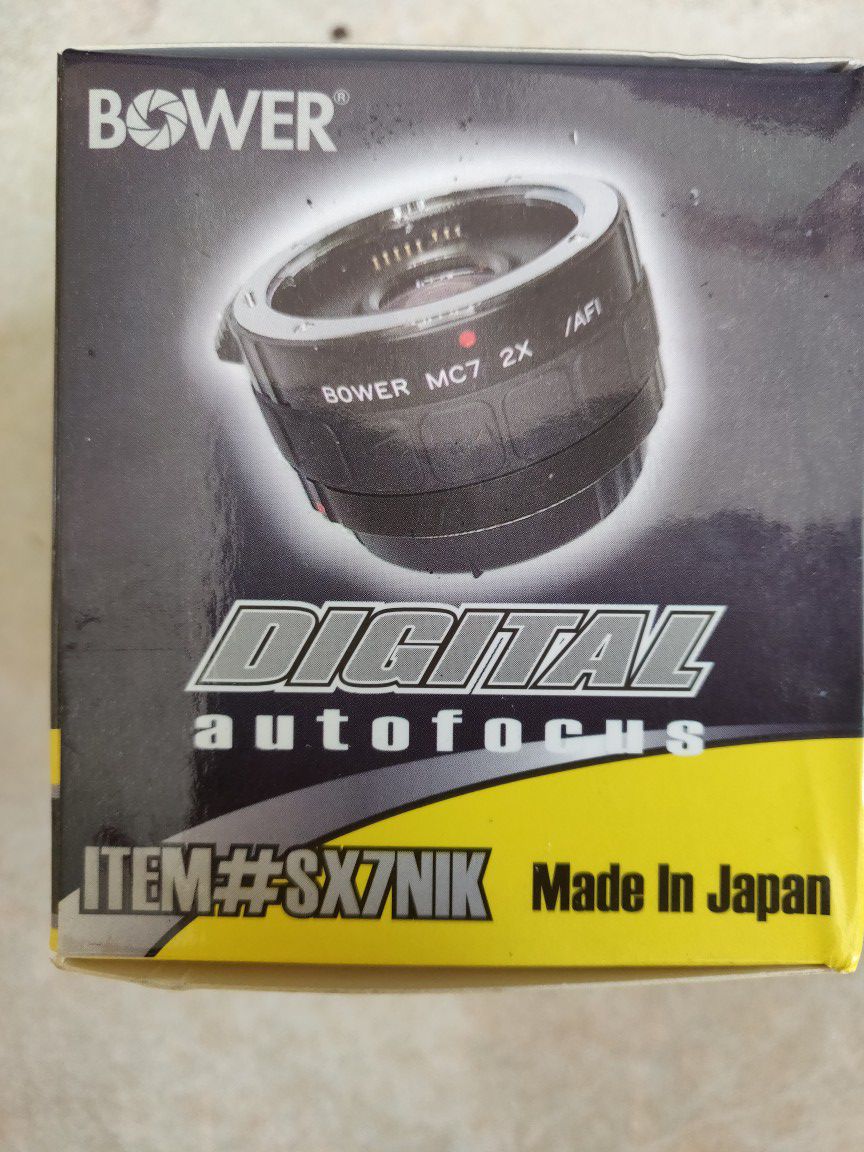 BOWER SX7NIK 2X Tele Converter Lens for NIKON