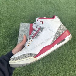 Jordan 3 Cardinal Red