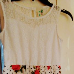 Girls Lily Bleu Sleeveless Dress Size: 10