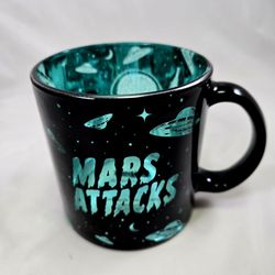 Mars Attacks Glass Mug w/ Handle