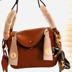Stylist Brown Crossbody Bag Small 