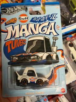 Hot Wheels Silver Series Manga Tuner Gulf Oil