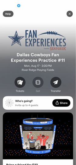 Dallas Cowboys Training Camp Yaamava Hospitality Deck