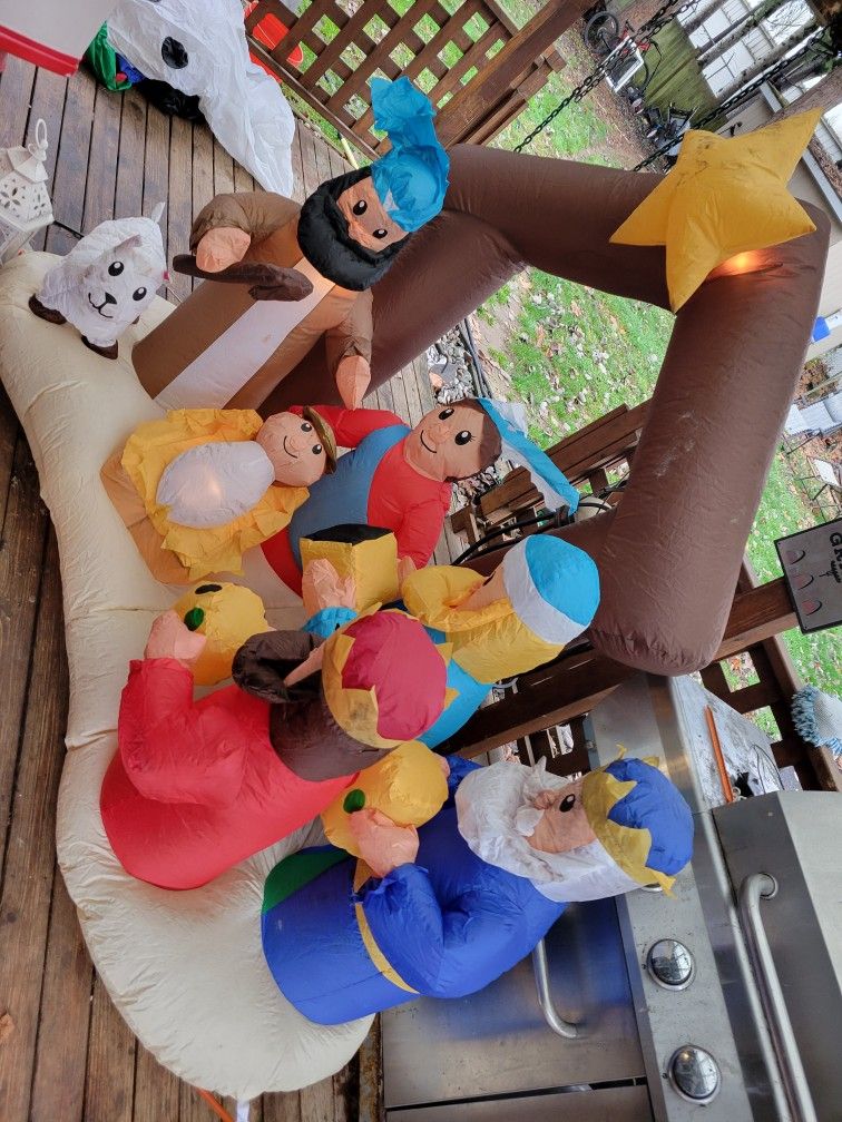 Nativity Scene Outdoor Inflatable