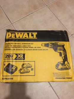 Dewalt drywall screw gun kit sealed box