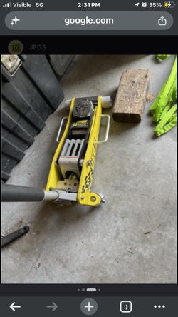 (1)JEGS Low profile 3 Ton Floor Jack