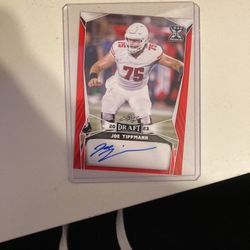 Joe Tipmann Autograph Card