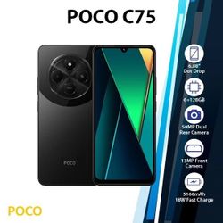 Xiaomi Poco C75-4 GB RAM (FACTORY UNLOCKED) 6.88" 50MP Global 5160mAh New