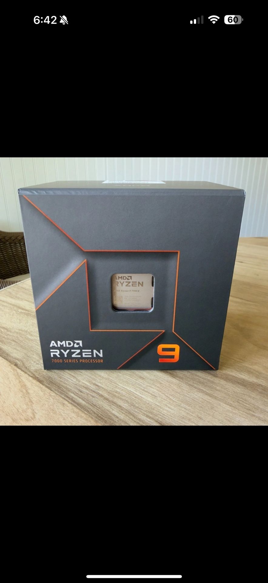 AMD Ryzen 9 7900x Processor 5.6GHz 12 Cores LGA 1718/Socket AM5 CPU
