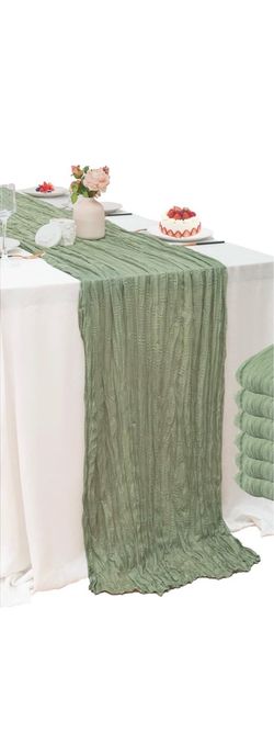 Sage Green Table Runner