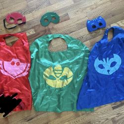 Kids Pj Masks Dress Up Costumes