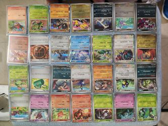 Vendo 300 Cartas POKÉMON Holo y Reverse Holo Nuevas con Sleeve Protector