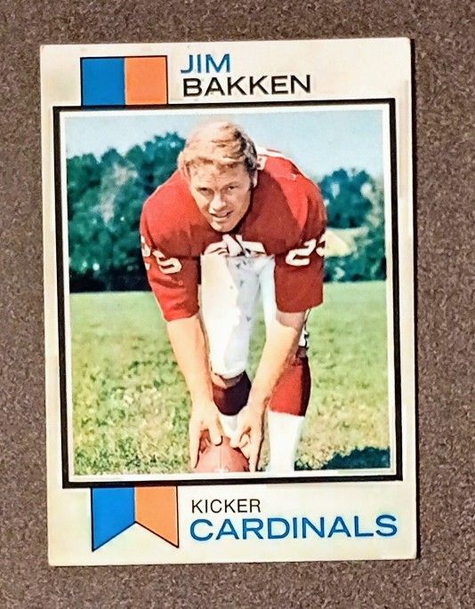 1973 Topps Jim Bakken St Louis Cardinals #97 Football Card Vintage Collectible Sports NFL