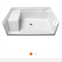 Acrylic Shower Base With Seat 