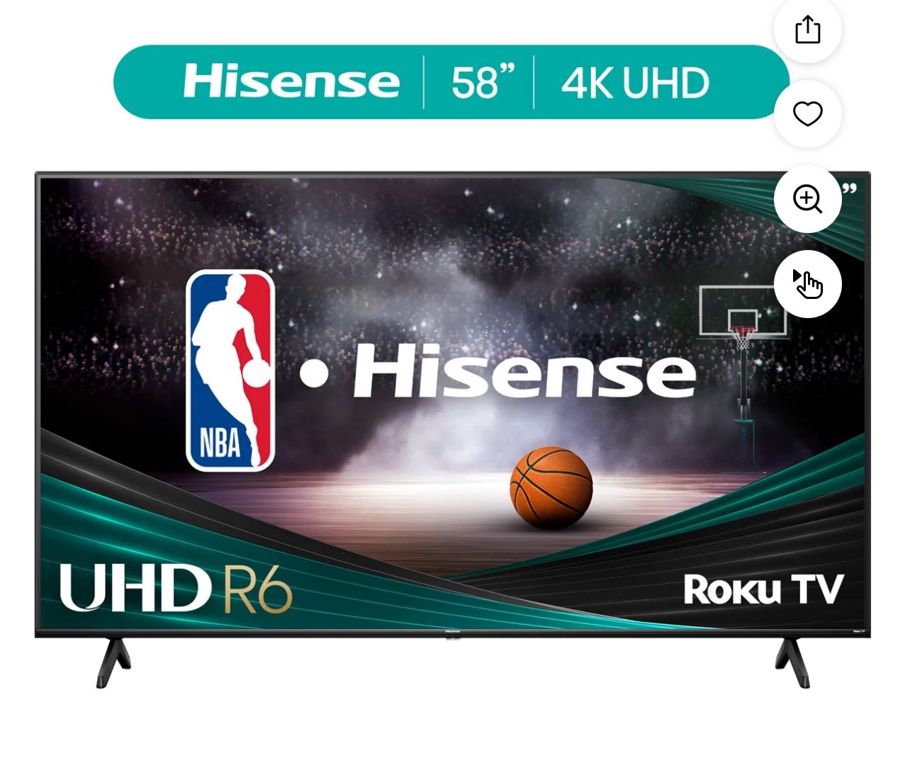 Hisense 58” 4K UHD FOR SALE PARTS