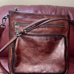 HESHE Genuine Leather Crossbody Purse for Women Soft Leather 