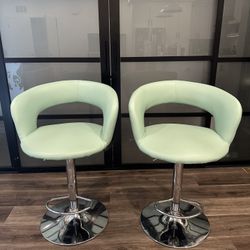 Bar Stools (Mint Green)