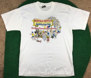 Vintage 1994 Mehlville-Oakville Foundation Run T-Shirt Sz L USA Pepsi-Cola
