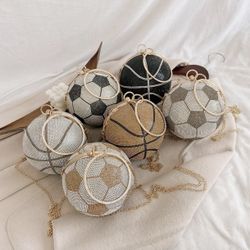 New Crystal Bling Basket Ball & Soccer Bag Purses 6 Styles Available!