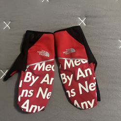 Supreme North Face Gloves By And Means Sz Small Never Use 