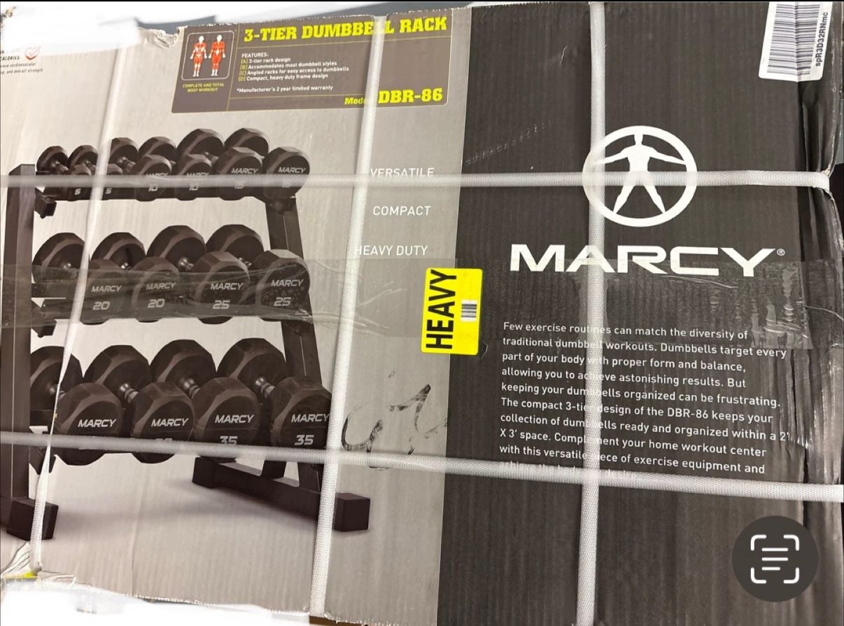 Marcy 3-Tier Dumbbell Rack DBR-86
