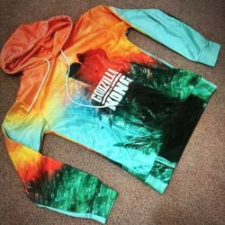 New Small King Kong Godzilla Sweater Sweatshirt Pullover Shirt Hoodie 