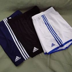 Adidas adult shorts.Various Colors all Sizes 10.00 Each