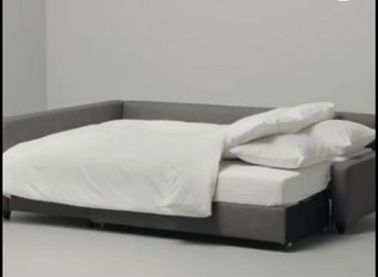 Gray Fabric Sleeper Sofa Bed