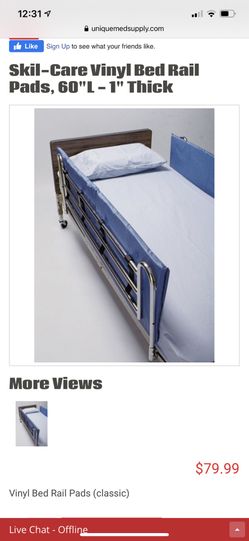 Vinyl bed rail pad “Brand New”
